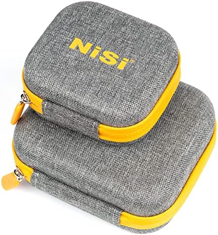 NISI פילטר מעגלי קטן קאדי | מארז מחזיק מסנני 6-כיס עבור UV מעגלי, צפיפות נייטרלית ומסנני זכוכית עדשה אופטית עד 62 ממ | אביזרי מסנן מצלמה ואחסון